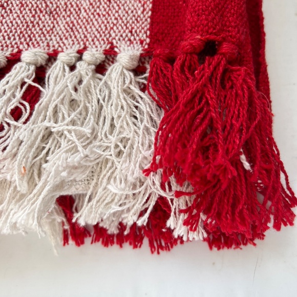 Design Imports Tablecloth Rectangle Plaid Red & White Check Cabin Country - Picture 4 of 5